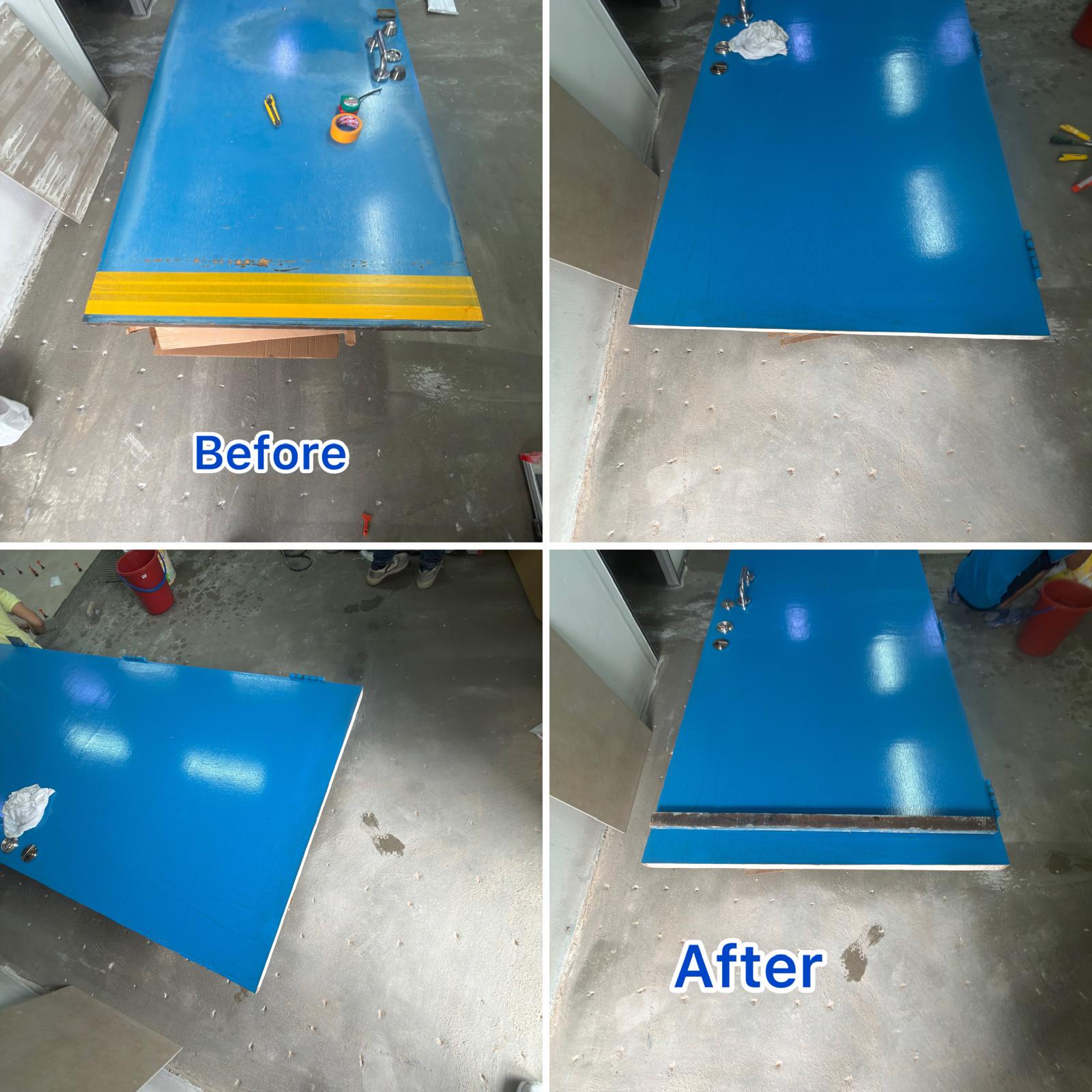 Professional Door Refinishing by Tasfia Engineering & Construction Pte Ltd